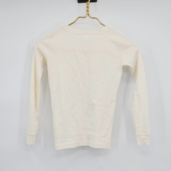 Hanna Andersson Organic Cotton Ivory Made in Peru Size 6-7 - Picture 3 of 4